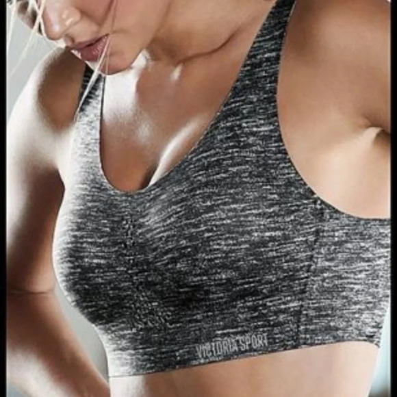 Victoria Sport Angel Max  Sport Bra BLACK MARL size 32D - Picture 5 of 10